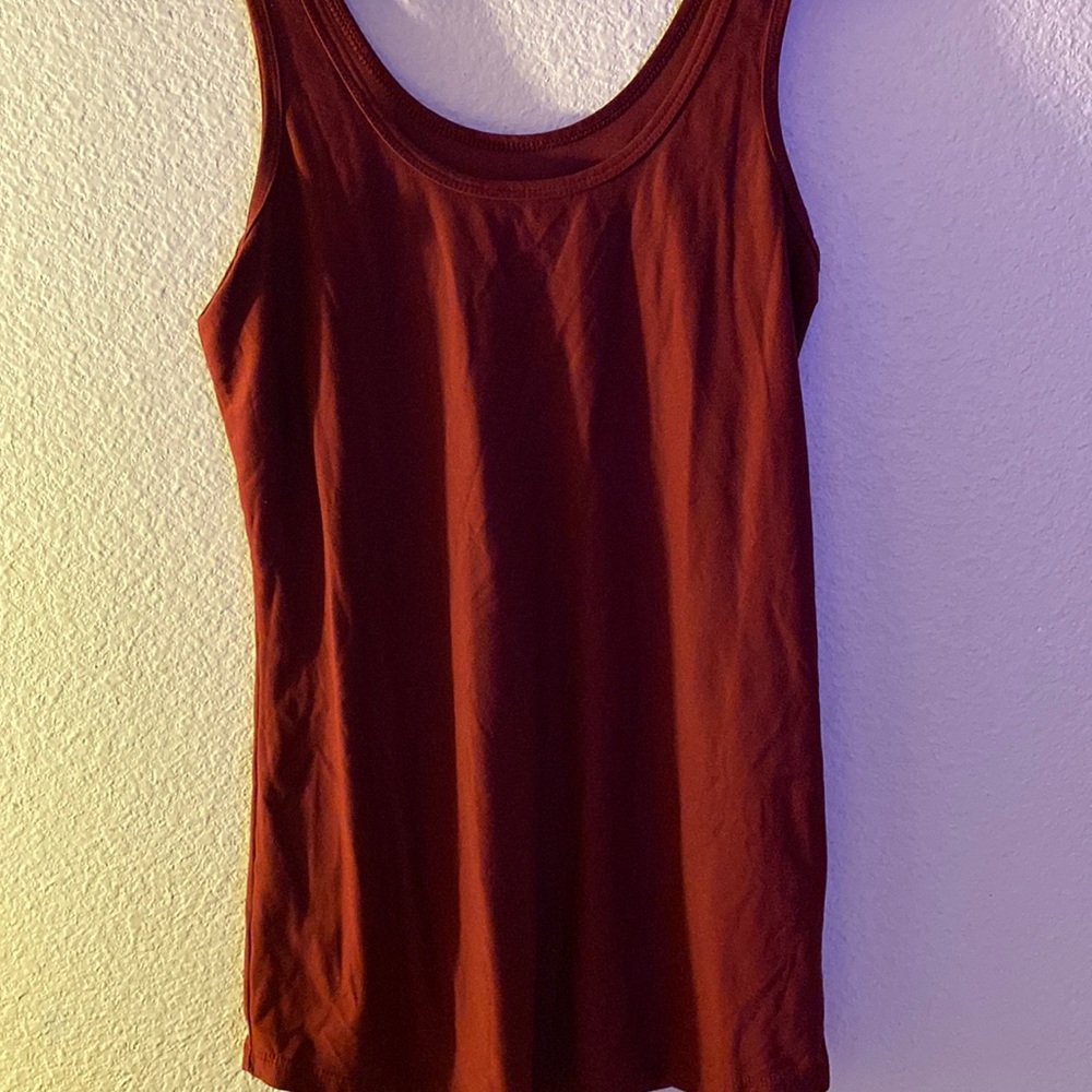 Maroon Tank Top Size Large